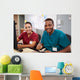 Male and Female Nurse Working 