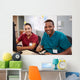 Male and Female Nurse Working 