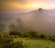 Early Morning Corfe Castle Wall Decal