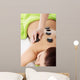 Beautiful woman lying on spa salon. 