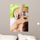 Beautiful woman lying on spa salon. 