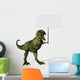 A T-Rex dinosaur holding a blank sign - 3D render Wall Decal