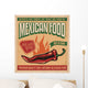 Vintage poster for Mexican food 