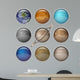 Solar System planets, set buttons 