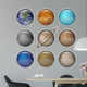 Solar System planets, set buttons 