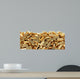 Golden Bars on white background with place for your tex 
