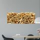 Golden Bars on white background with place for your tex 