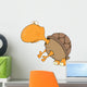Turtle cartoon Wall Decal