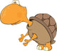 Turtle cartoon Wall Decal