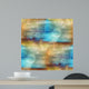 Texture Watercolor Brown Blue Wall Decal