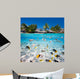 Tropical island under and above water 