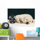 Labrador Puppy Sleeping Blanket Wall Decal