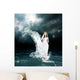 Mystic Goddess Stormy Sea Wall Decal