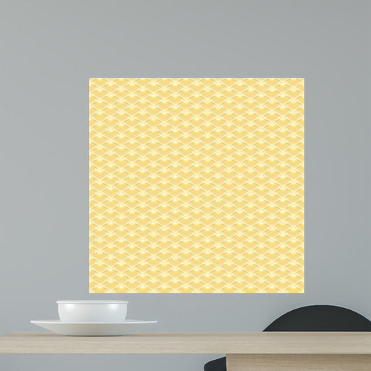 Golden Scale Wall Decal
