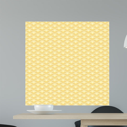 Golden Scale Wall Decal