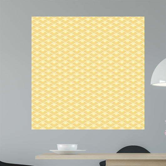 Golden Scale Wall Decal