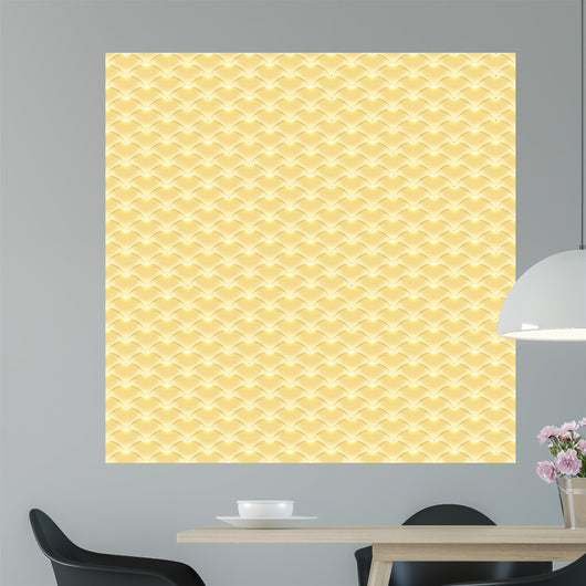 Golden Scale Wall Decal