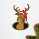 Christmas Reindeer Wall Decal