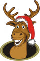 Christmas Reindeer Wall Decal