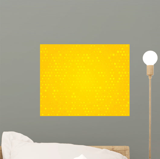 Yellow background. Illustration. 