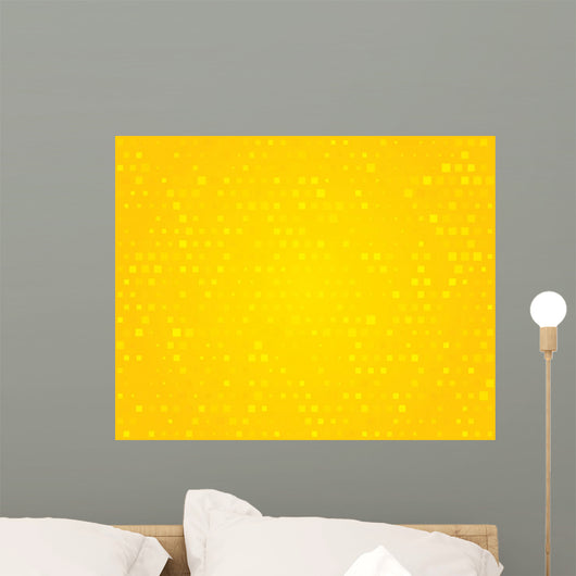 Yellow background. Illustration. 
