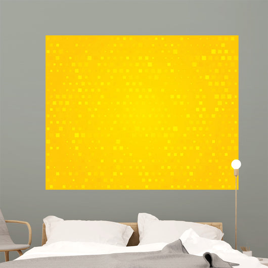 Yellow background. Illustration. 