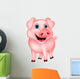 Cute Pig Cartoon Wall Decal