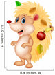 Cute hedgehog cartoon Wall Decal