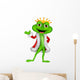 Cute King Frog with Wall Decal