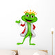 Cute King Frog with Wall Decal