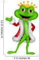 Cute King Frog with Wall Decal