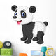 Cute Panda Bear Cartoon Wall Decal