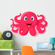 Cute octopus cartoon Wall Decal