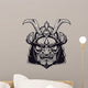 Samurai mask clip-art Wall Decal