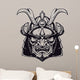 Samurai mask clip-art Wall Decal