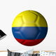 Colombian Soccer Ball Type Wall Decal