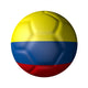 Colombian Soccer Ball Type Wall Decal