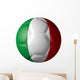 Italian Soccer Ball Wall Decal