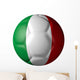 Italian Soccer Ball Wall Decal
