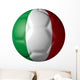 Italian Soccer Ball Wall Decal