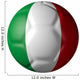 Italian Soccer Ball Wall Decal