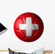 Swiss Soccer Ball Type Wall Decal