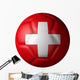 Swiss Soccer Ball Type Wall Decal