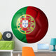 Portuguese Soccer Ball Type Flag Wall Decal