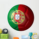 Portuguese Soccer Ball Type Flag Wall Decal