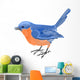 Little Bird Blue Orange 