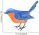 Little Bird Blue Orange 