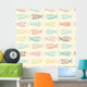 Fishes Seamless Pattern Wall Decal Design 3