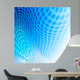Modern Blue Abstract Wall Decal