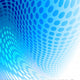Modern Blue Abstract Wall Decal